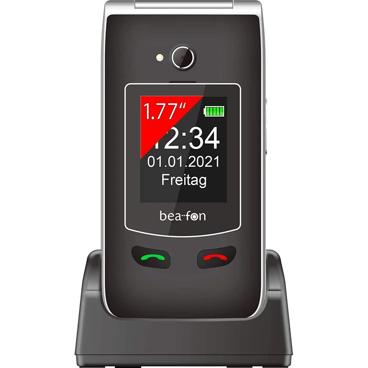 Beafon SL645 Seniorenhandy 7,11cm (2,8 Zoll) Farbdisplay, Schwarz – Bild 3
