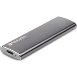 Verbatim Vx500 - Solid-State-Disk - 480 GB - extern (tragbar) - USB 3.1 Gen 2 (USB-C Steckverbinder) - Space-grau (47443)