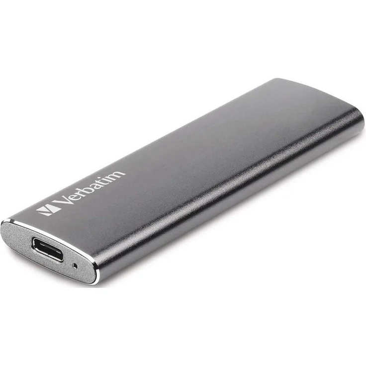 Verbatim Vx500 - Solid-State-Disk - 480 GB - extern (tragbar) - USB 3.1 Gen 2 (USB-C Steckverbinder) - Space-grau (47443) – Bild 1