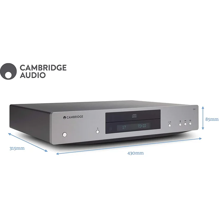 Cambridge Audio CXC – Hochwertiges CD-Laufwerk, HiFi-CD-Player (Lunar Grau) grau – Bild 2