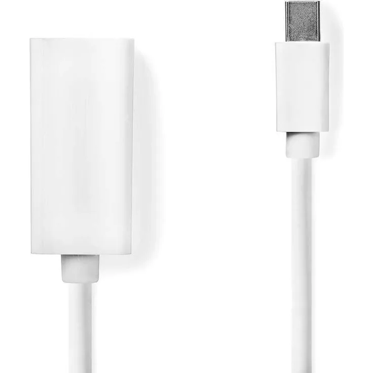 NEDIS Mini DisplayPort - HDMI -Kabel | Mini DisplayPort-Stecker - HDMI -Ausgang | 0,2 m | Weiß