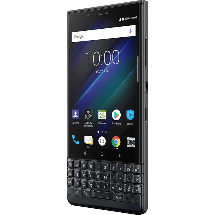BlackBerry Key2 LE Smartphone 11,43cm (4,57 Zoll) IPS-Display, 64GB interner Speicher, 4GB RAM, Dual-SIM, Android, Space Blau/Grau – Bild 3