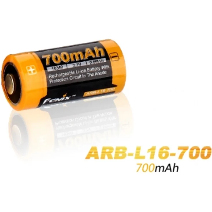 Fenix ARB-L16-700 geschützter Li-Ionen Akku 16340 RC123A