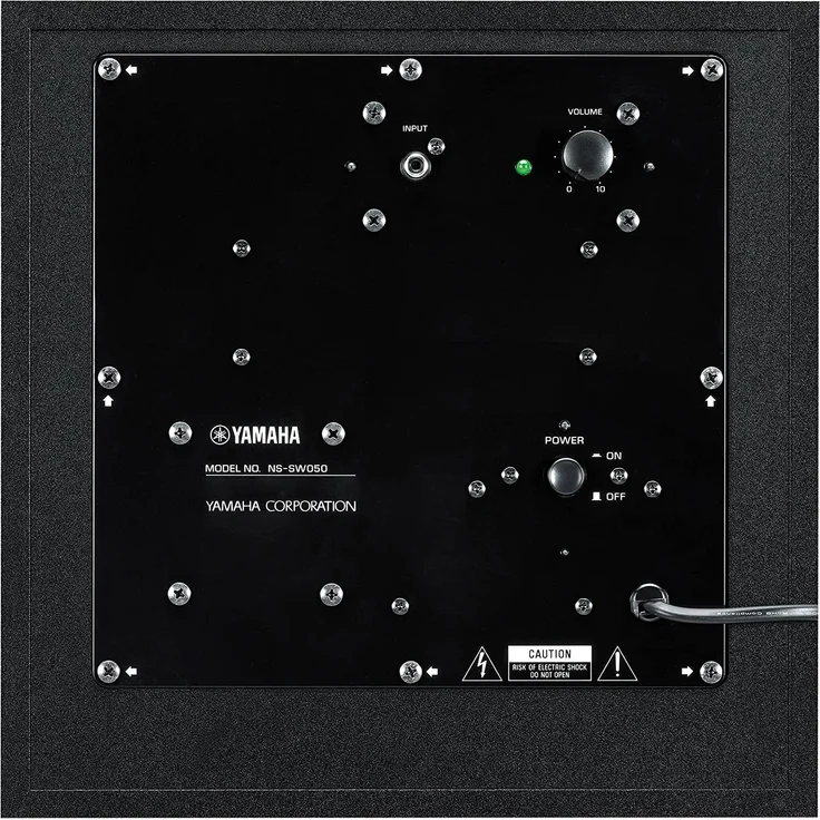 Yamaha NS-SW050 Black 50 W Subwoofer, 28-200 Hz schwarz – Bild 3