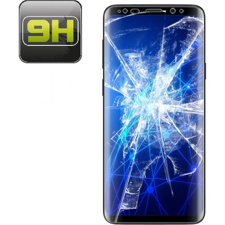 PROTECTORKING 2X Samsung Galaxy S9 Curved Panzerglasfolie Displayschutz Displayfolie 9H Klar