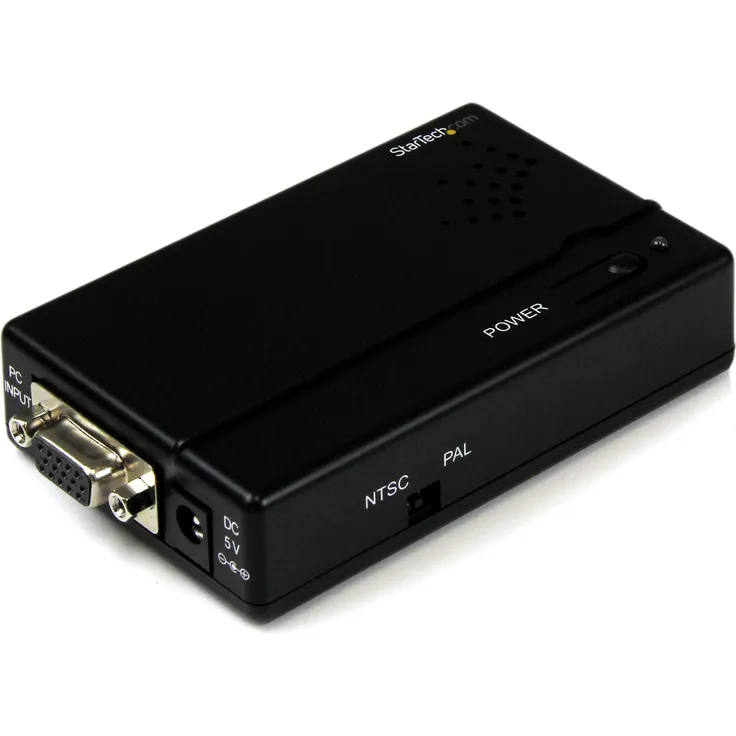 StarTech.com VGA auf Composite oder S-Video Konverter - Adapter bis zu max. 1600x1200, VGA (Buchse) Composite (Buchse) S-Video (Buchse)