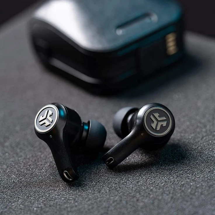 JLAB Epic Air ANC True Wireless In-Ear Kopfhörer mit Bluetooth, Mikrofon, Noise Cancelling, geeignet für Sport, schwarz – Bild 5