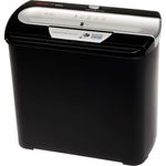 Genie 255 CD Aktenvernichter, bis zu 7 Blatt, Streifenschnitt (Sicherheitsstufe P-1), mit CD-Shredder, inkl. Papierkorb, schwarz-silber
