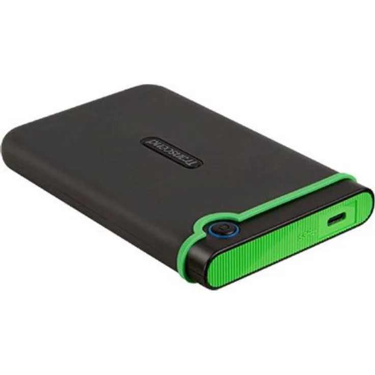Transcend StoreJet 25M3C - Festplatte - 2 TB - extern (tragbar) - 2.5 Zoll (6.4 cm) - USB 3.1 Gen 1 - Iron Gray (TS2TSJ25M3C)