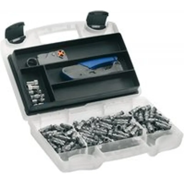 Kompressionsstecker-Set 100x EX6-49 F-Stecker EX-KOMPRESSIONS-SET4,6