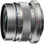 Olympus M.Zuiko Digital ED 12mm F2.0 Objektiv, lichtstarke Festbrennweite, geeignet für alle MFT-Kameras (Olympus OM-D & PEN Modelle, Panasonic G-Serie), silber