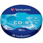 Verbatim CD-R 700MB 52x Extra Protection Surface Shrink 10 - Preisvergleich