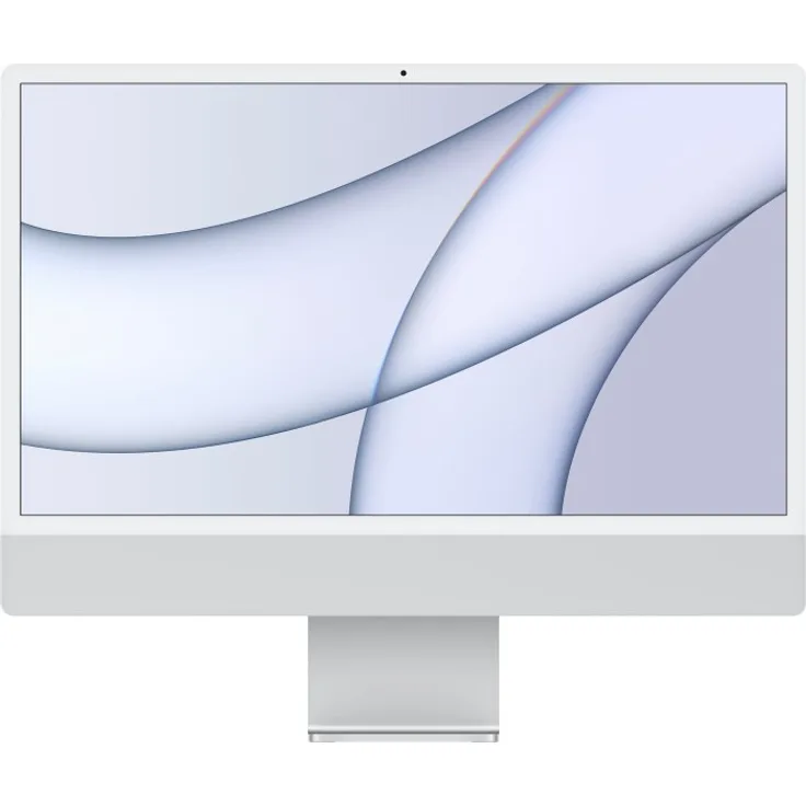 Apple iMac 2021 - 24 Zoll Retina MGTF3D-A-Z13K004 M1-16GB RAM-512GB 7C GPU Silber