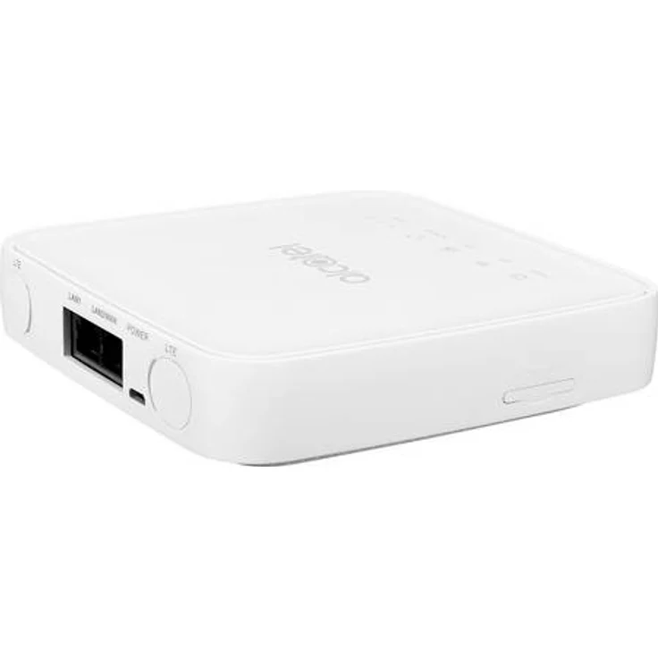 Alcatel HH40 4G-LTE-Router (CAT4 | 150 Mbit-s Download | 50 Mbit-s Upload), WLAN 802.11 b-g-n, Hotspot-Funktion, WPS, 2 x 100 Mbit-s LAN-Port, Weiß – Bild 4