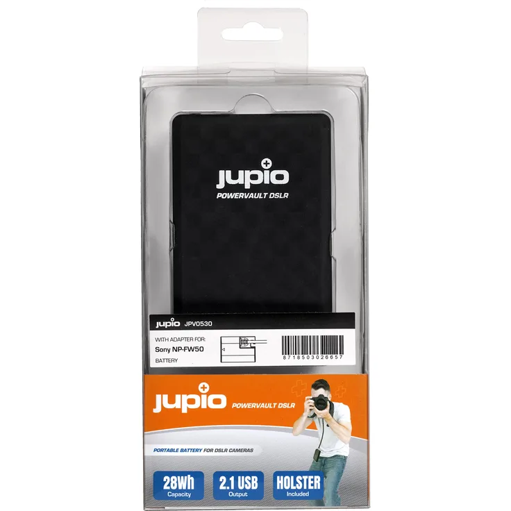 Jupio JPV0530 DSLR NP-FW50 Power Vault (28 Wh)
