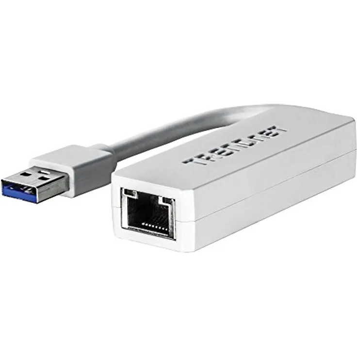 TRENDnet USB 3.0 zu Gigabit Ethernet LAN Netzwerk Adapter für Windows, Mac, Chromebook, Linux, und bestimmte Android Handy, ASIX AX88179 Chipset, TU3-ETG