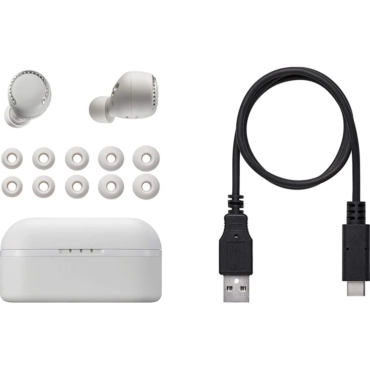 Panasonic RZ-S500WE-W True Wireless In-Ear Kopfhörer, mit Bluetooth, Mikrofon, Noise Cancelling, spritzwassergeschützt, weiß – Bild 5