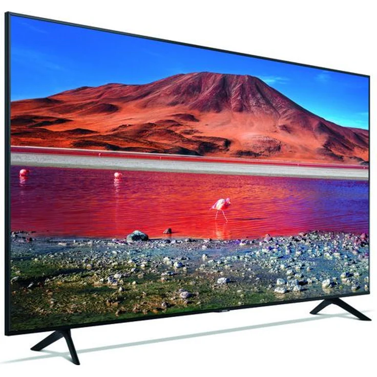 Samsung GU75TU7079U 189 cm (75 Zoll) QLED Smart TV (Ultra HD, HDR) HD-Triple-Tuner (Sat, Antenne, Kabel) Modelljahr 2020 Energieklasse G (DE-Modell) – Bild 3