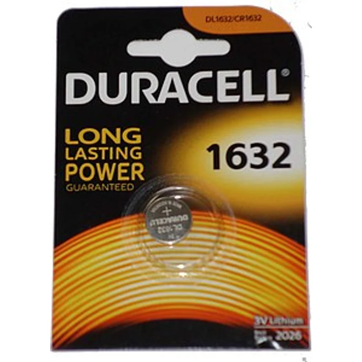 Duracell 5000394007420 Lithium 1632 Knopfzellenbatterie, B1 Orange-Schwarz – Bild 1