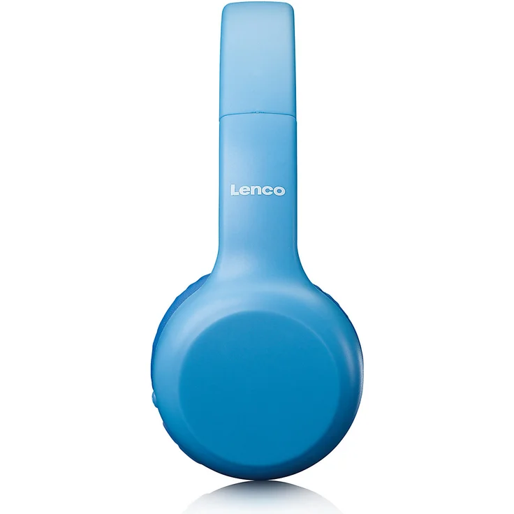 Lenco HPB-110BU - faltbarer Bluetooth Kopfhörer mit Lautstärkebegrenzung für Kinder, inkl. Sticker, blau – Bild 3