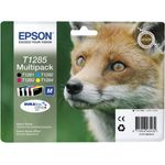 Epson Original Durabrite Ultra, Multipack T1285 Tintenpatrone. Sortierte Farben (Schwarz, Gelb, Magenta, Cyan)