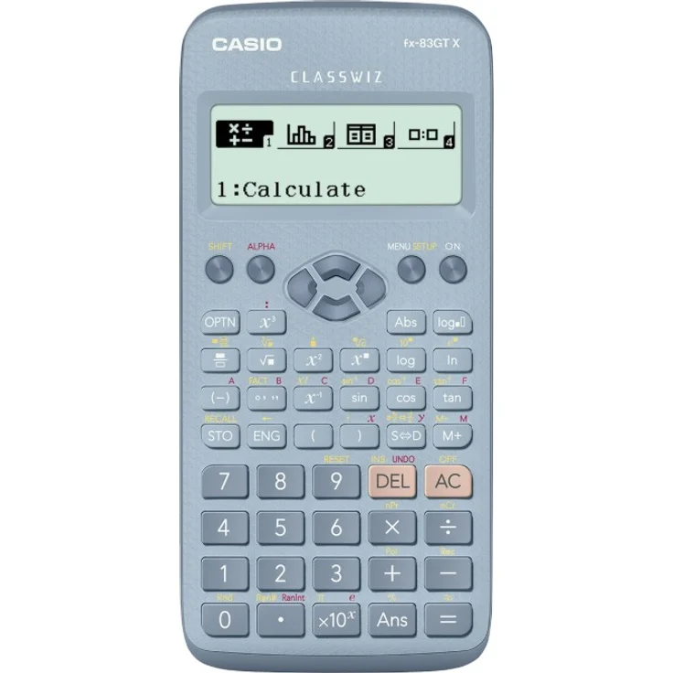 New Casio FX-83GTX Wissenschaftlicher Taschenrechner, blau – Bild 1