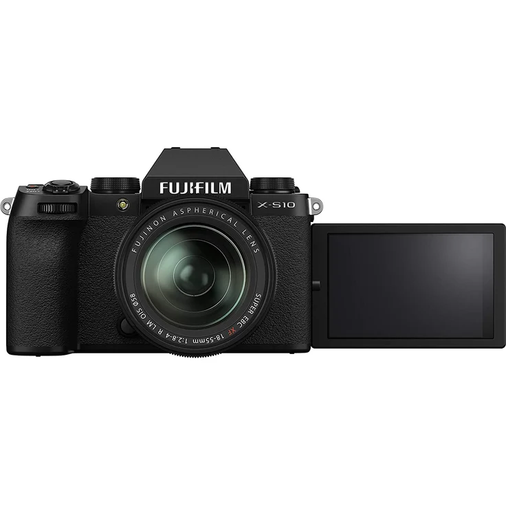 Fujifilm X-S10 Systemkamera, schwarz  inkl. Fujinon XF 18-55mm F2,8-4 Kit – Bild 4