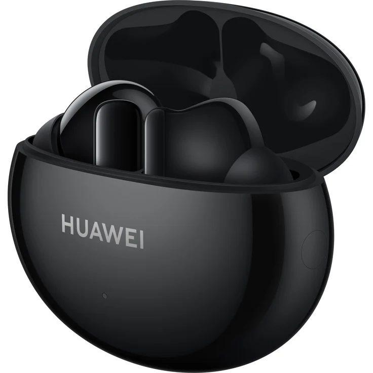 Huawei FreeBuds 4i Carbon Black True Wireless In-Ear Kopfhörer, mit Bluetooth, Mikrofon, Noise Cancelling, schwarz – Bild 1