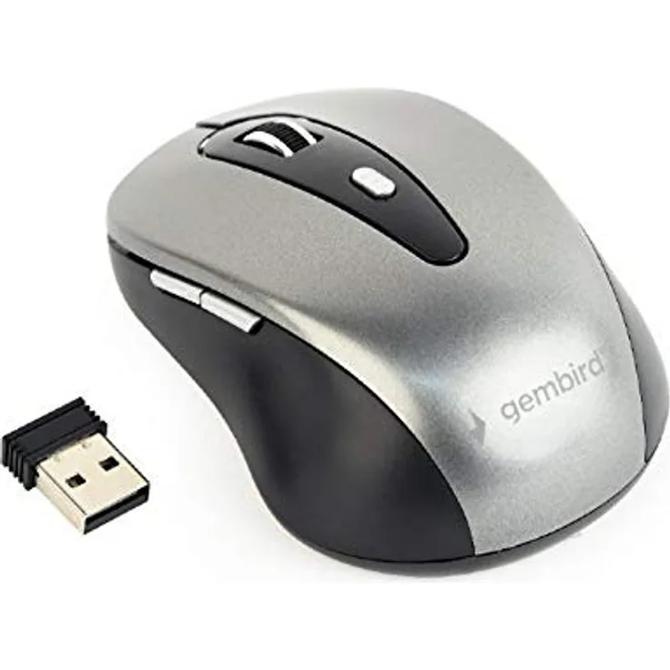 Mouse USB Optical WRL Black-Grey MUSW-4B-04-BG Gembird