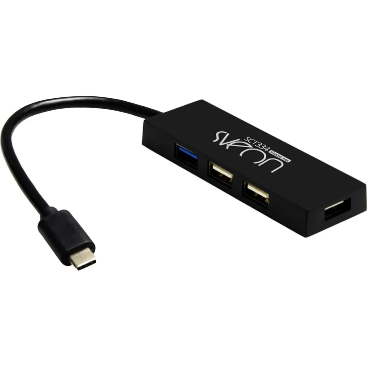 Sveon SCT334 USB-Hub Typ C auf Typ A