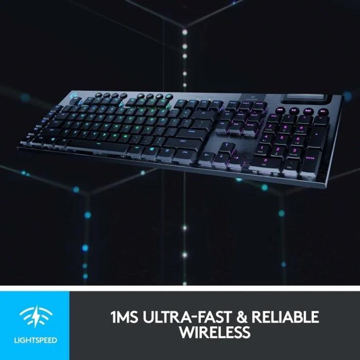 Logitech Gaming G915 - Tastatur - backlit - USB, Bluetooth, LIGHTSPEED - QWERTZ - Deutsch - GL Linear - Kohle (920-008955) – Bild 4