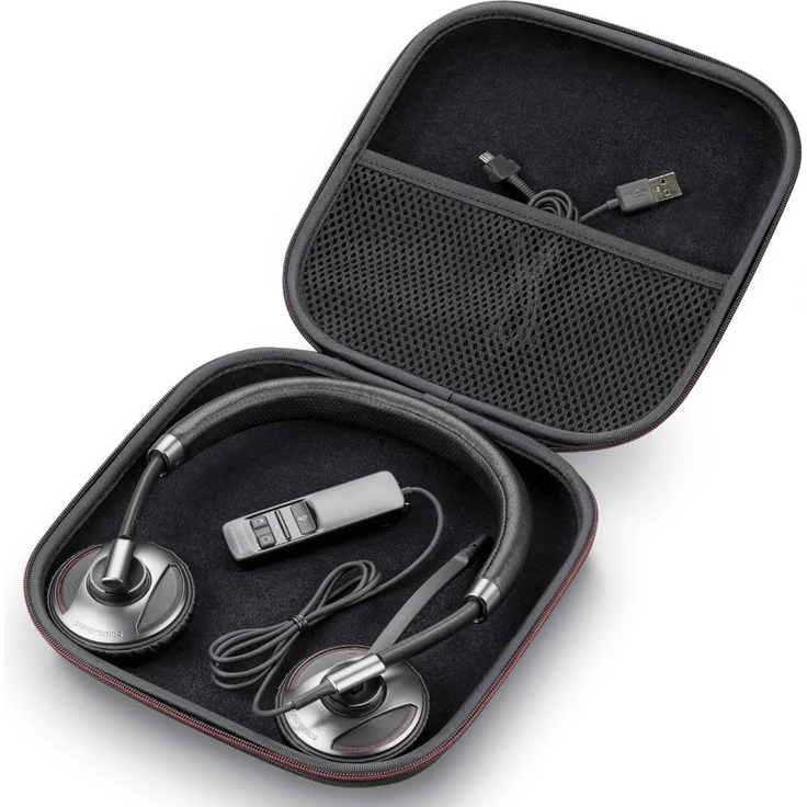 Plantronics 87506-11 Binaural USB Kopfhörer, Schwarz – Bild 2