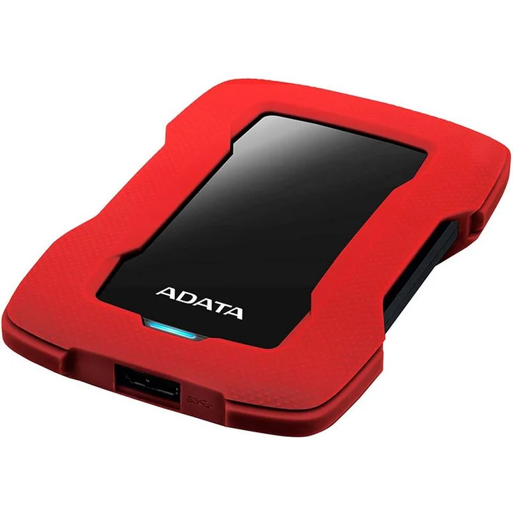 Adata HD330 Externes Festplattenlaufwerk (1000 GB, 2, 5 Zoll, Micro-USB B, 3.0 (3.1 Gen 1) mit USB-Port, rot – Bild 2