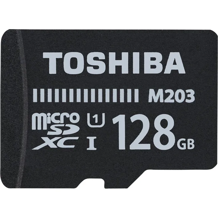 Toshiba THN-M203K1280EA miniSD-Karten, 128GB, Schwarz