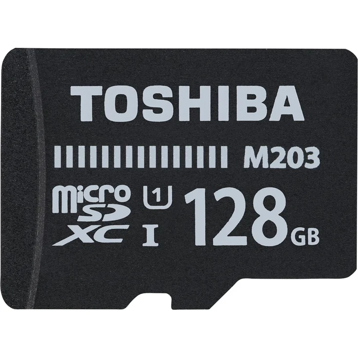 Toshiba THN-M203K1280EA miniSD-Karten, 128GB, Schwarz