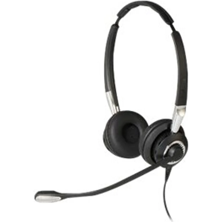 Jabra Biz 2400 II QD Duo UNC leistungsfähiges -Center-Kabel-Headset mit Ultra-Geräuschunterdrückung für Festnetztelefone – Bild 1
