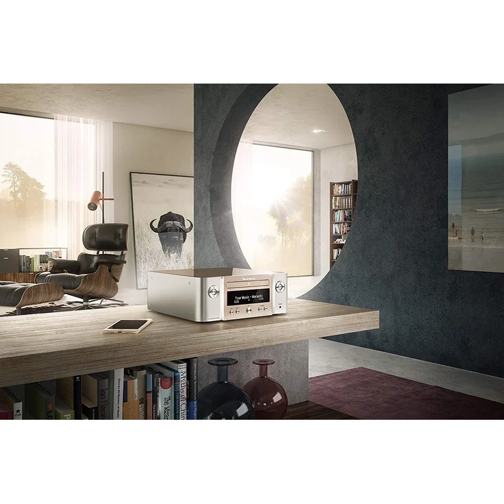 Marantz Melody X (M-CR612) HiFi Anlage, CD-Player, DAB+ Radio, Musikstreaming, HEOS Multiroom, Bluetooth und AirPlay 2, Alexa Kompatibel, 2 Optische TV-Eingänge – Bild 4