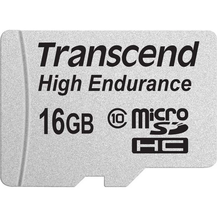 Transcend 16GB High Endurance microSDXC-SDHC Speicherkarte TS16GUSDXC10V - bis zu 95 MBs lesen und 45 MBs schreiben – Bild 1