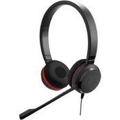 Jabra Evolve 30 II Stereo-Headset mit 3,5mm-Klinkenstecker, ohne USB-Bedieneinheit und Reiseetui