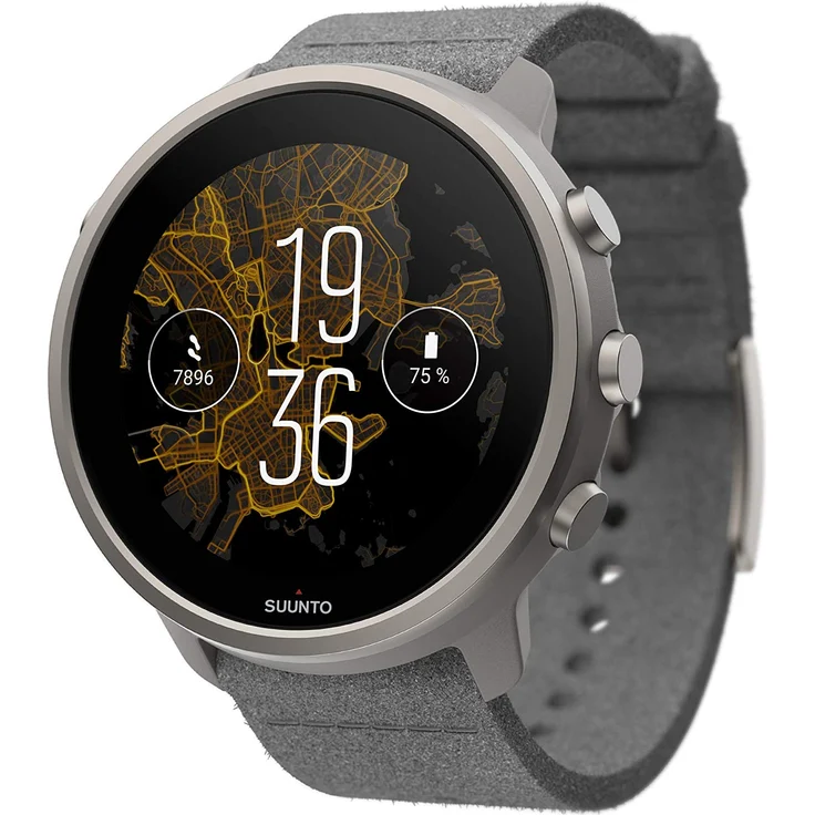 Suunto 7 Titanium Smartwatch Unisex, Einheitsgröße, Stone Gray – Bild 1