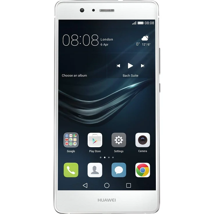 HUAWEI P9 lite Smartphone 13,21cm Pixel (5,2 Zoll) IPS-Display, 16GB interner Speicher, 3GB RAM, Android, White – Bild 1