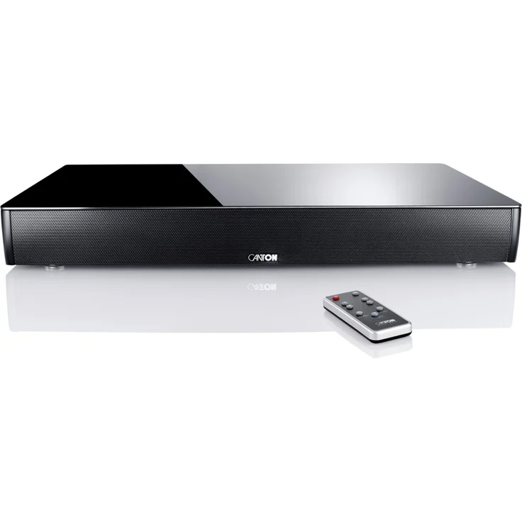 Canton DM 60 2.1 Soundbase ohne Subwoofer mit Subwoofer, kabellos/kabelgebunden, geeignet für TV, schwarz (2018) – Bild 2