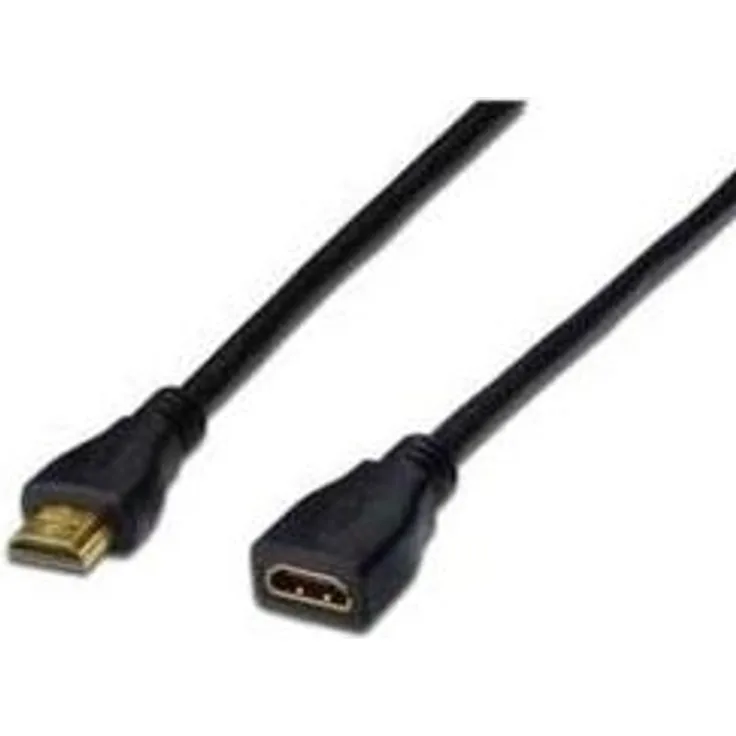 DIGITUS HDMI Verlängerungskabel 4K-Ultra HD und 3D tauglich + Ethernet-Konnektivität 5m