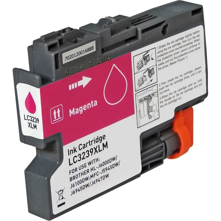 Kompatibel Brother LC-3239 XL M Magenta Rot Druckerpatrone für 5.000 Seiten von Gigao