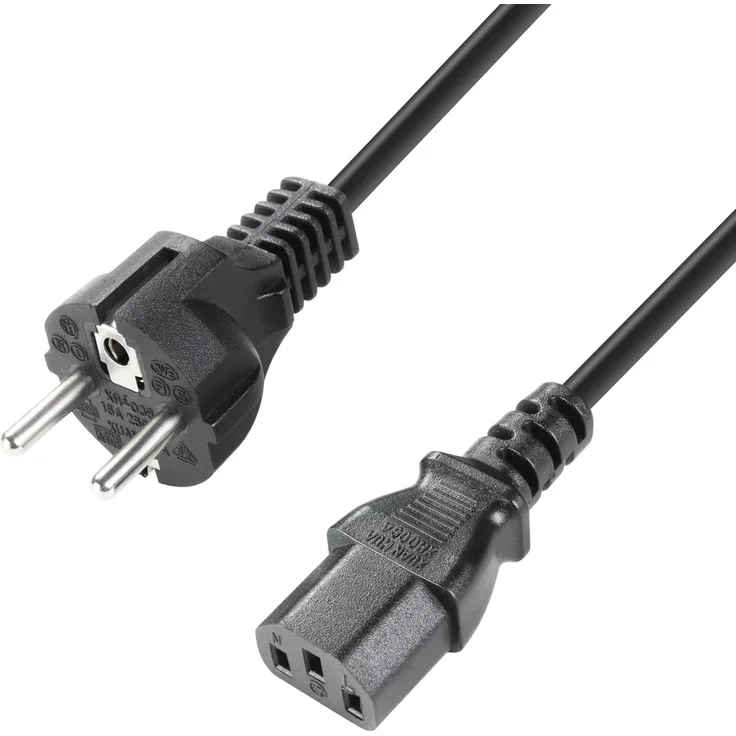 Adam Hall 8101 KA 0100 - Kaltgerätekabel E 7-7 - C13 1 m