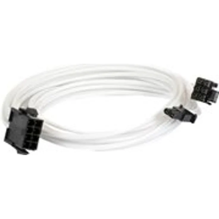 Phanteks 8-poliger PCIe Power (6+2) (W) bis 8-poliger PCIe Power (M) - 50 cm - weiß (PH-CB8V_WT)