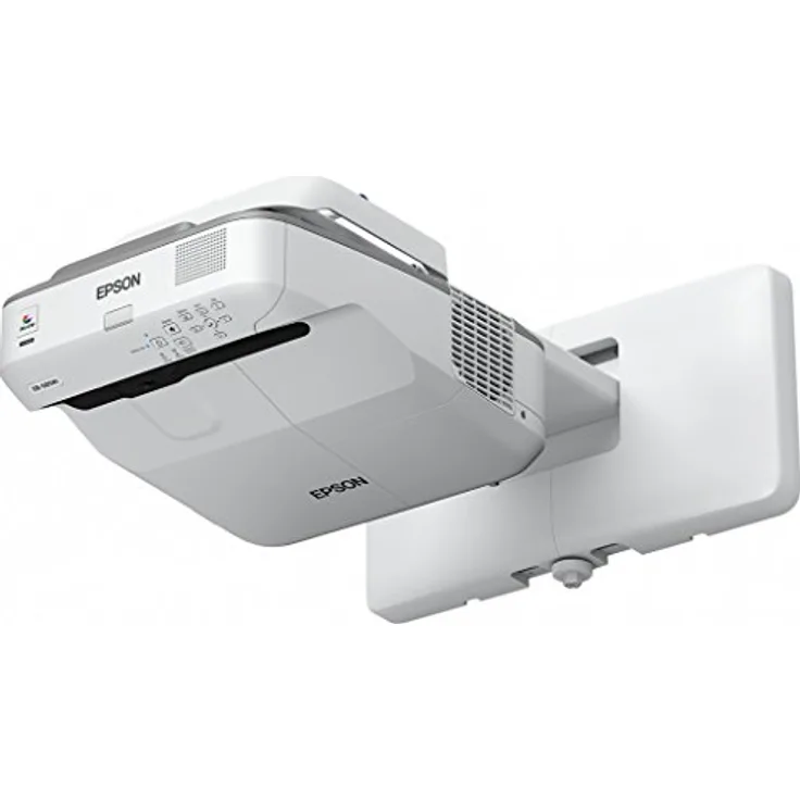Epson EB-685W Business-Beamer, 3LCD, WXGA (1280 x 800), Kontrast 300:1, 3500 ANSI-Lumen, Bilderverhältnis 16:10, WLAN, weiß