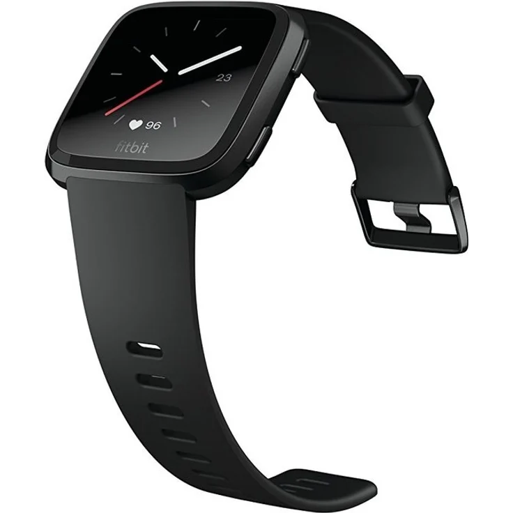 Fitbit Versa Smartwatch Unisex, S/L, Aluminiumgehäuse, Schwarz – Bild 3
