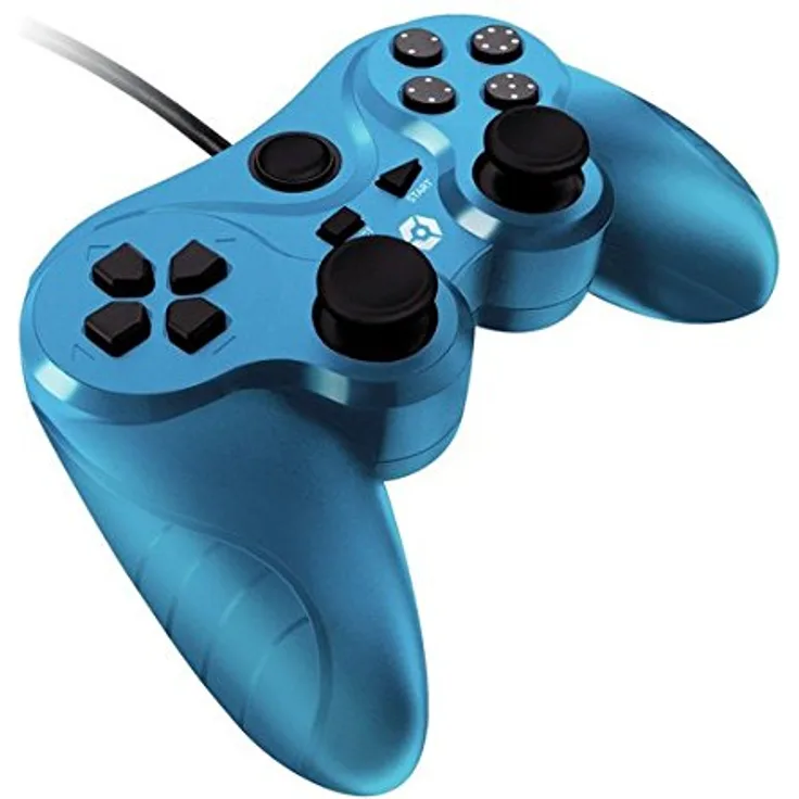 Gioteck 12-MU Gaming-Controller blau (VX3PS3) (PS3)
