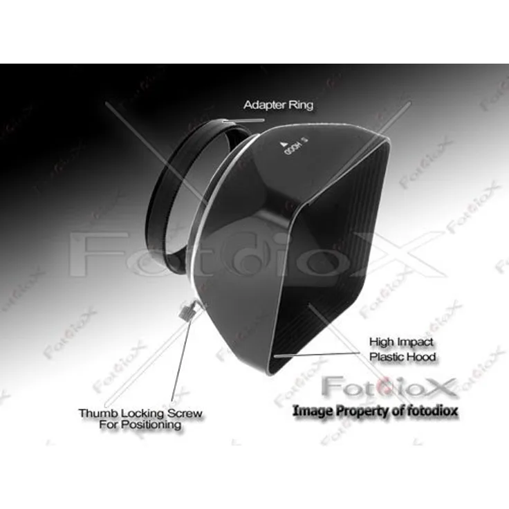 Fotodiox Video - Medium Format Camera Lens Hood, Sun Shade, 67mm Black